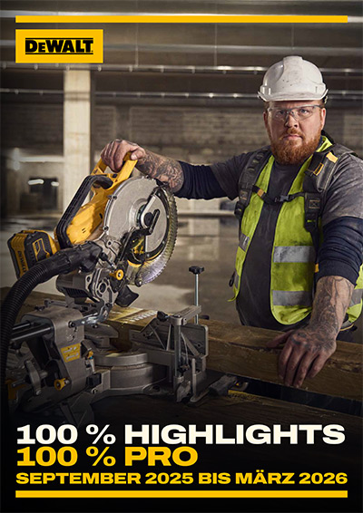 DeWalt Highlights Quartal 3 2025 als PDF herunterladen