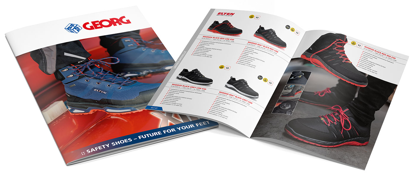 Der neue GEORG-Schuhkatalog, hier als PDF herunterladen